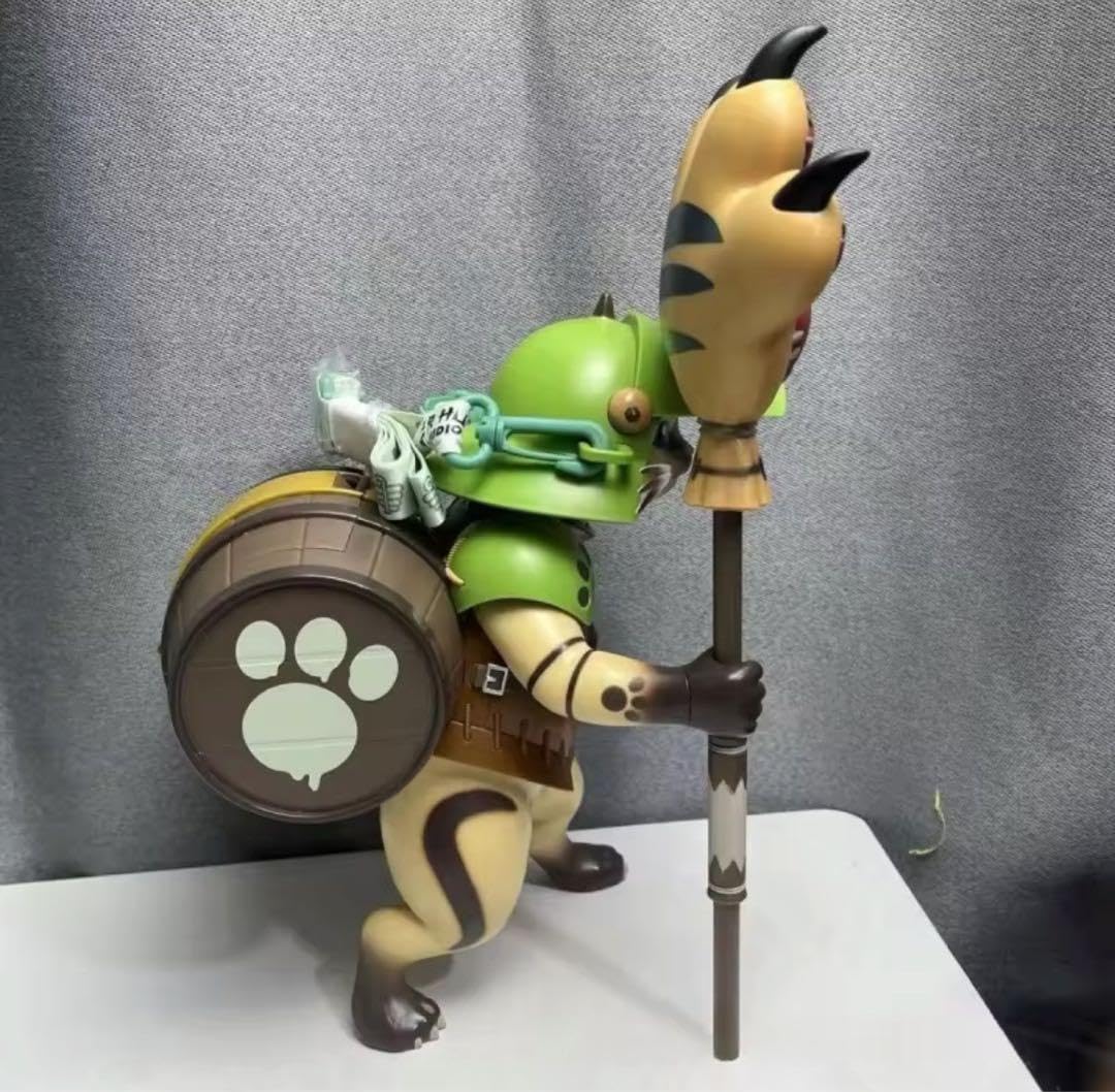 ハンターとアイルー　ガレージキット ハンターとアイルー ガレージキット