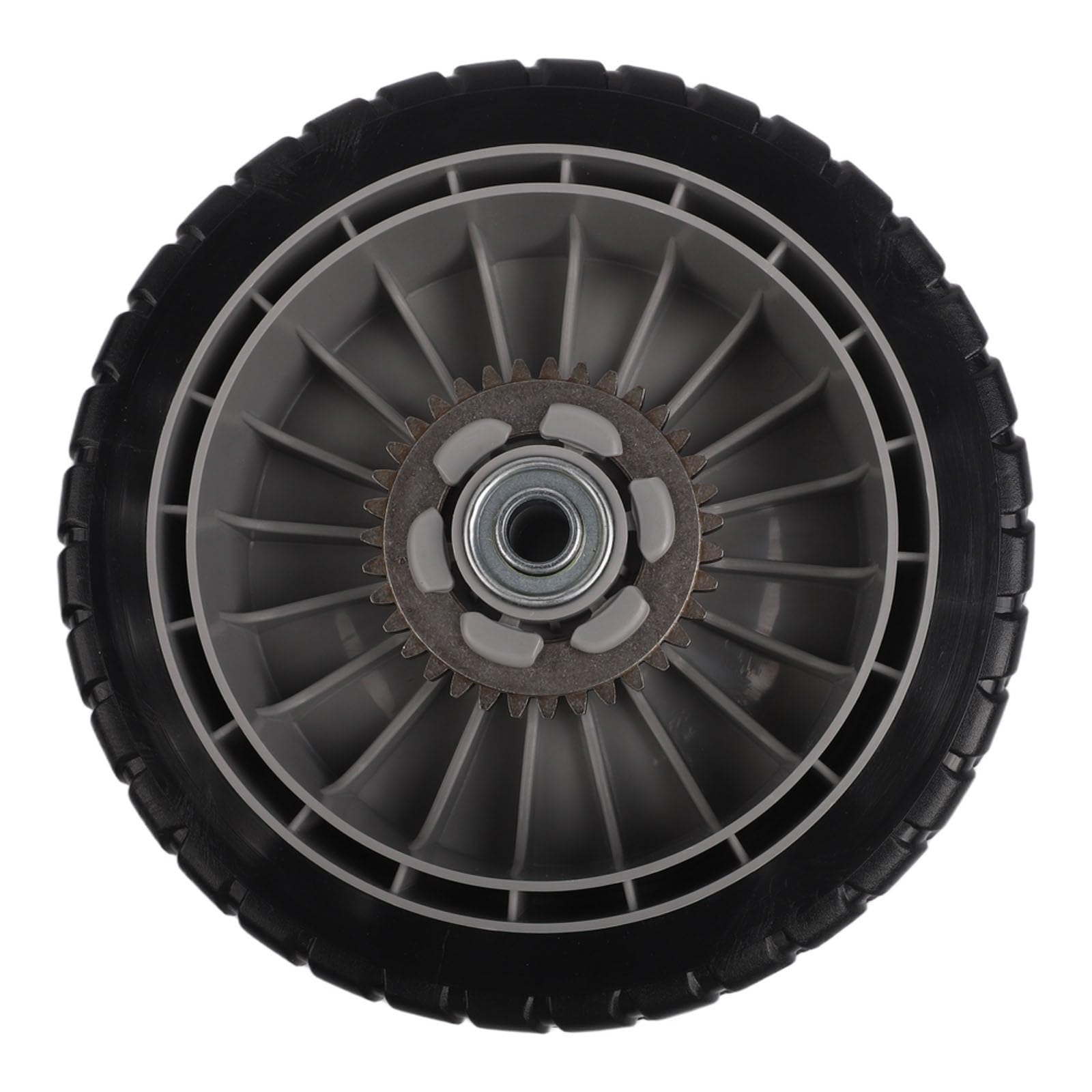 Ruedas de repuesto de 8 x 2 pulgadas para cortacésped HRR216 HRS216 HRT216 HRT216 con kit de engranajes (2 ruedas traseras + 2 engranajes)