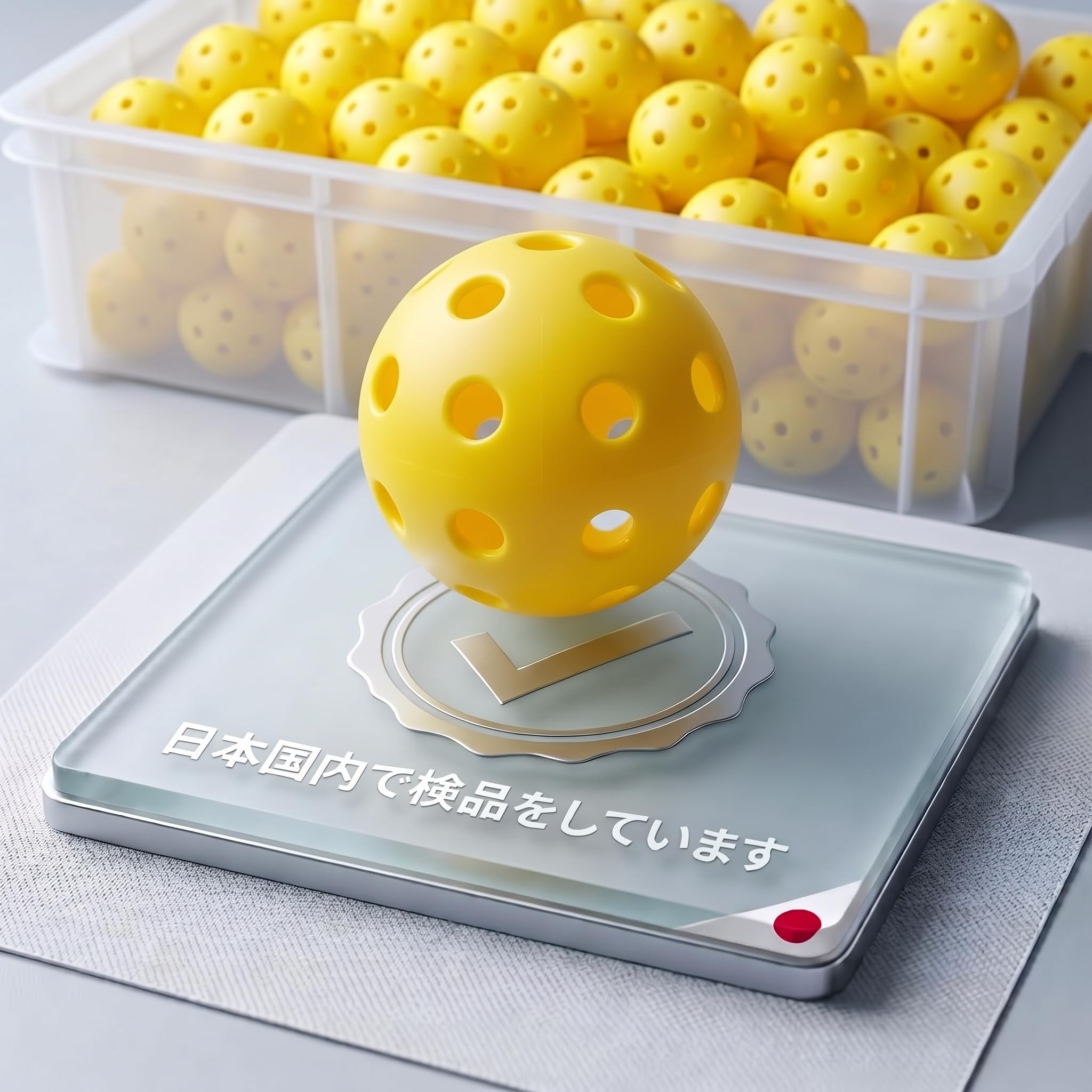 Amazon.co.jp: ピックルボール ボール 6個セット 国内検品 室内用