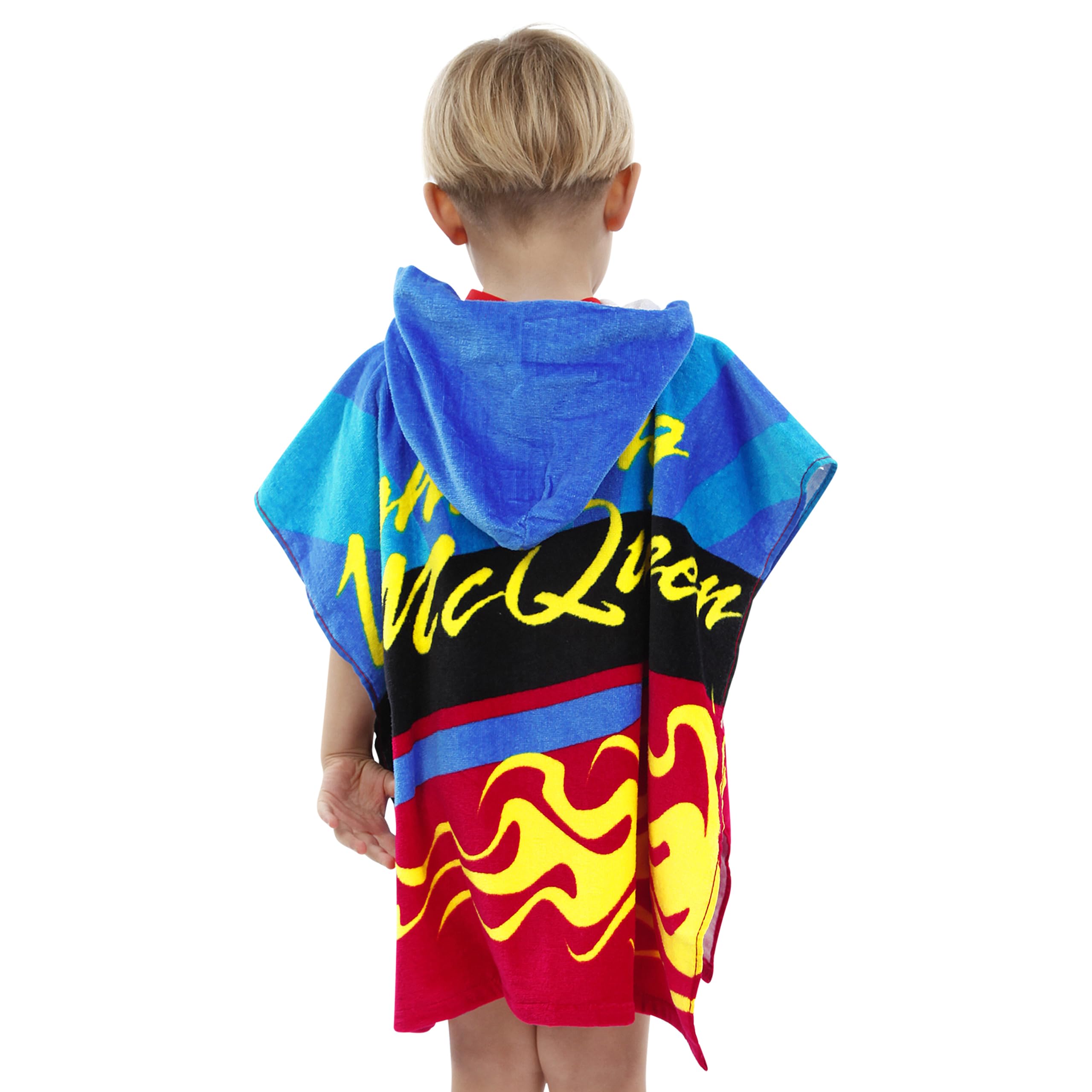 Disney Asciugamano Poncho Ragazzi Rojo Taglia unica