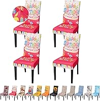 Vista 14 de JQinHome 6 fundas protectoras para sillas de comedor, de alta elasticidad, extraíbles y lavables, para el hogar, fiesta, hotel, ceremonia de boda
