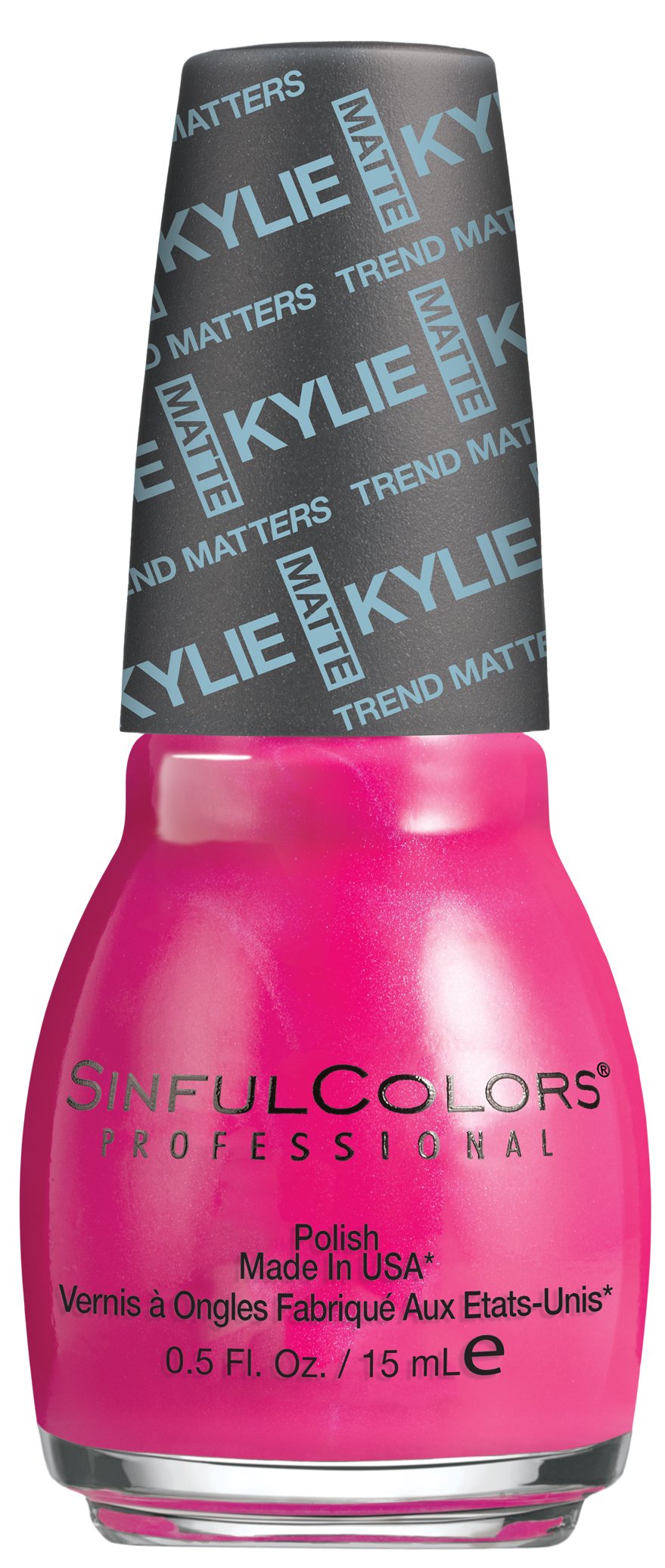 Sinful Colors Kylie Jenner Trend Matters Satin Nail Polish #2137 - Fuschia U! - 0.5 Fl Oz