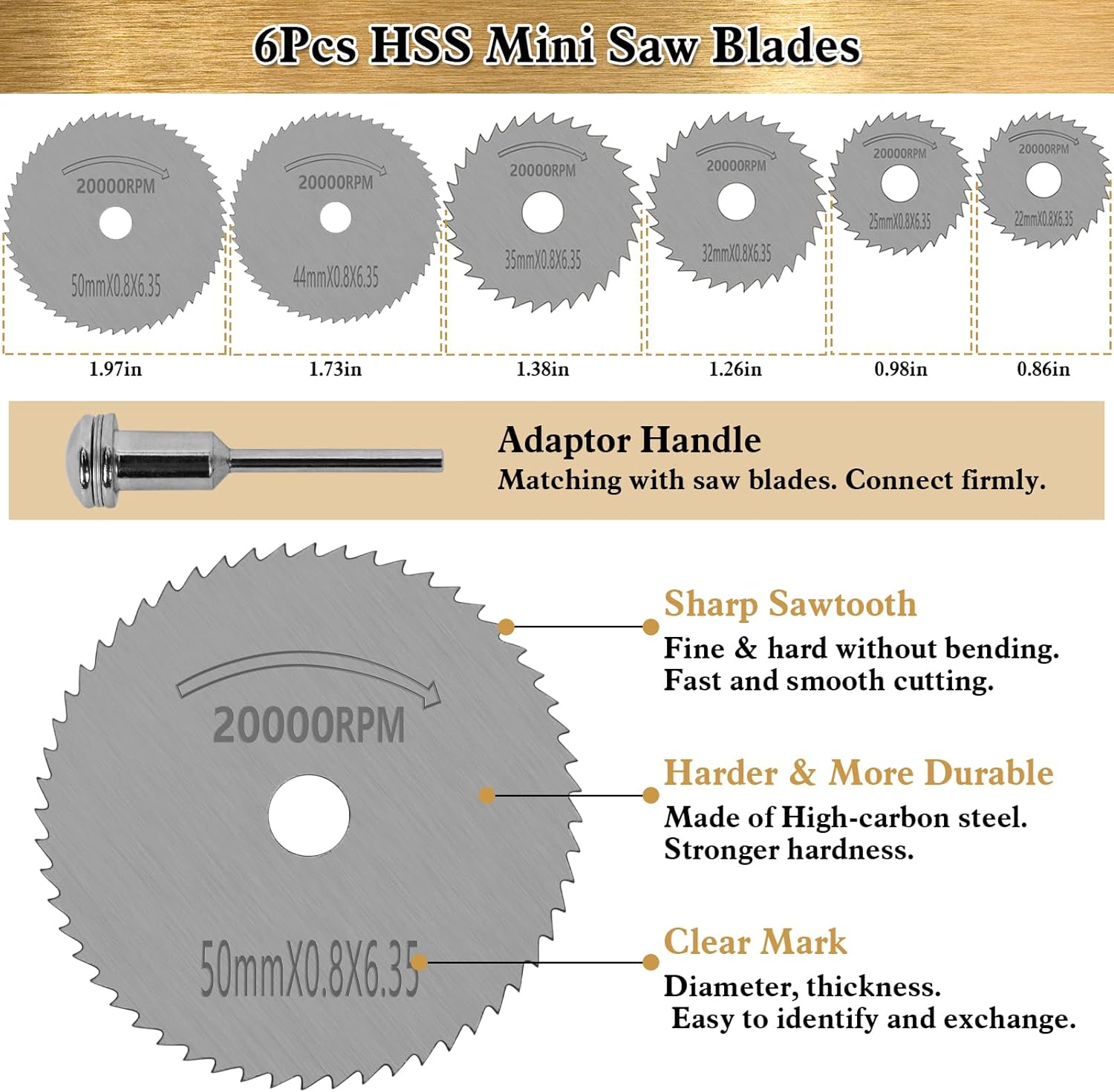 LAMPTOP 47 Pcs Woodworking Tools and Accessories, Including Countersink Drill Bit Set, Wood Plug Cutter, Step Drill Bit, Saw Blades, Drill Stop Bit Set, Long Twist Drill Bit, L-Wrench, Center Punch