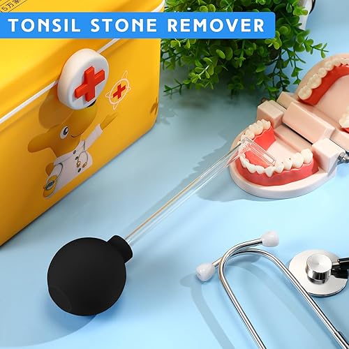 Miniatura 5 de TrelaCo Herramienta de extracción de piedra de amígdala, tubo de vidrio, herramienta de ventosas de piedra de amígdala, removedor de piedra de