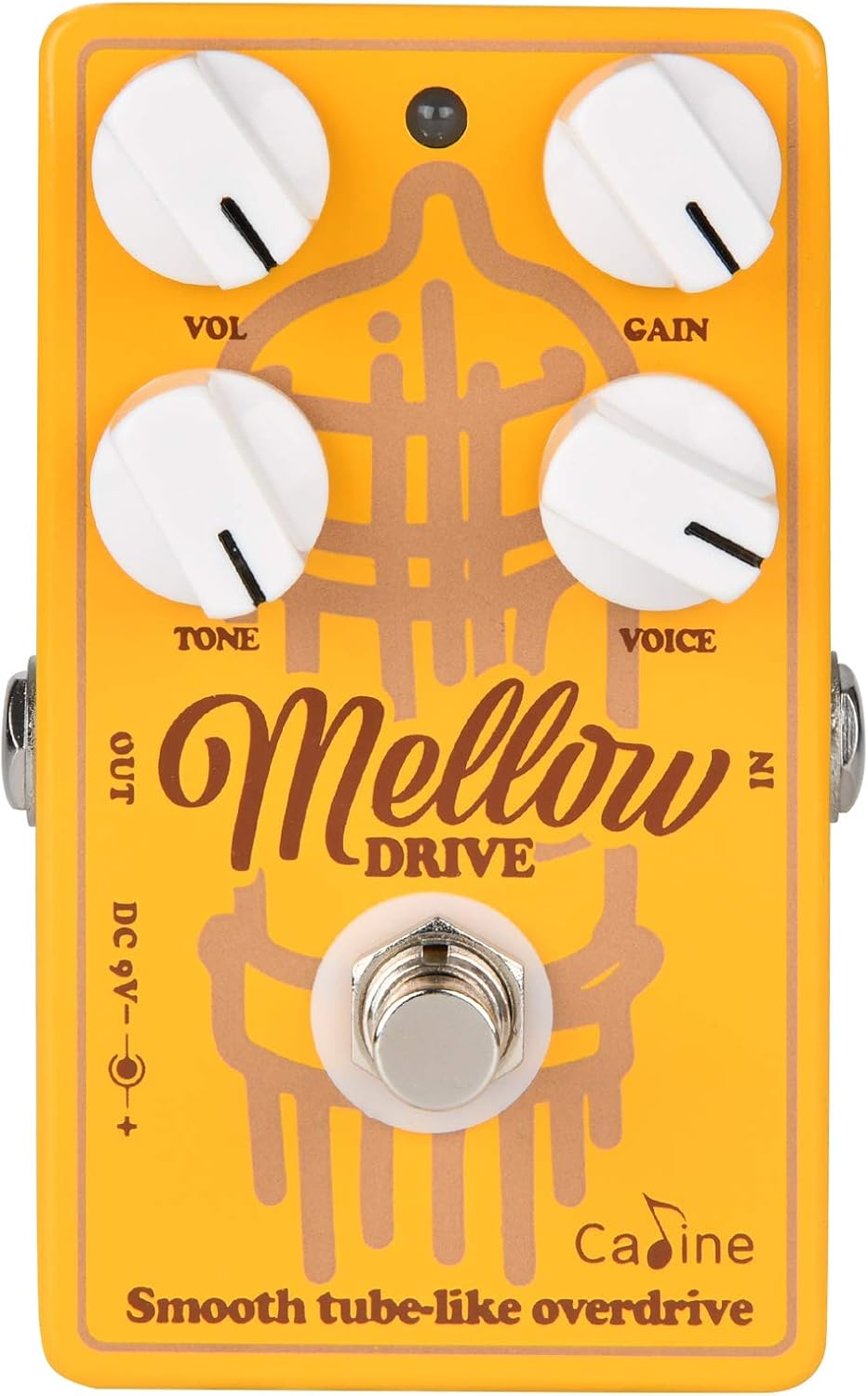 Caline Overdrive Guitar Pedal - CP-502 Mellow Drive Pedal For Electric Guitar and Bass