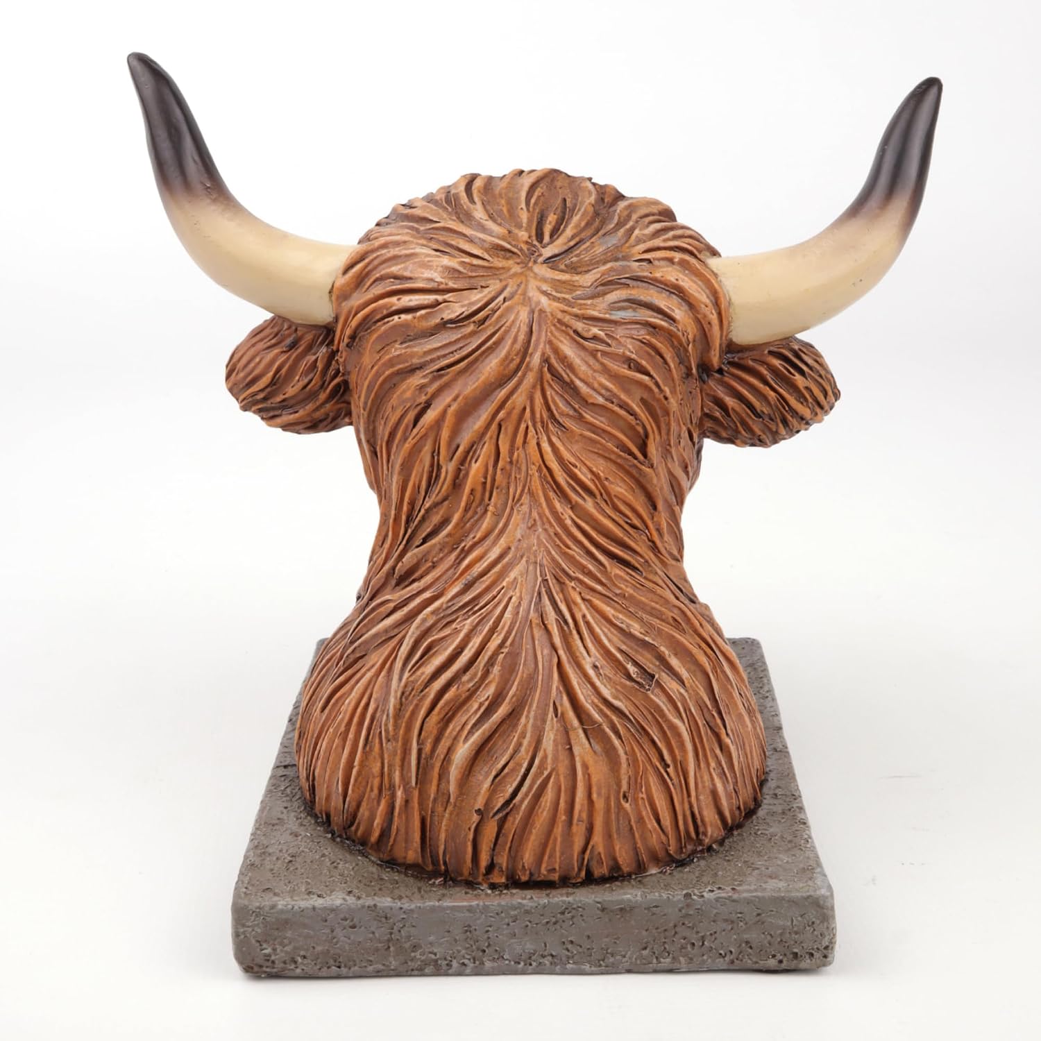 Needzo Highland Cow Eyeglass Holder, Glasses Stand for Nightstand, Home and Office Décor, 5 x 4.75 Inches