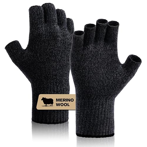 SONORAN Merino Wool Fingerless Gloves for Hiking