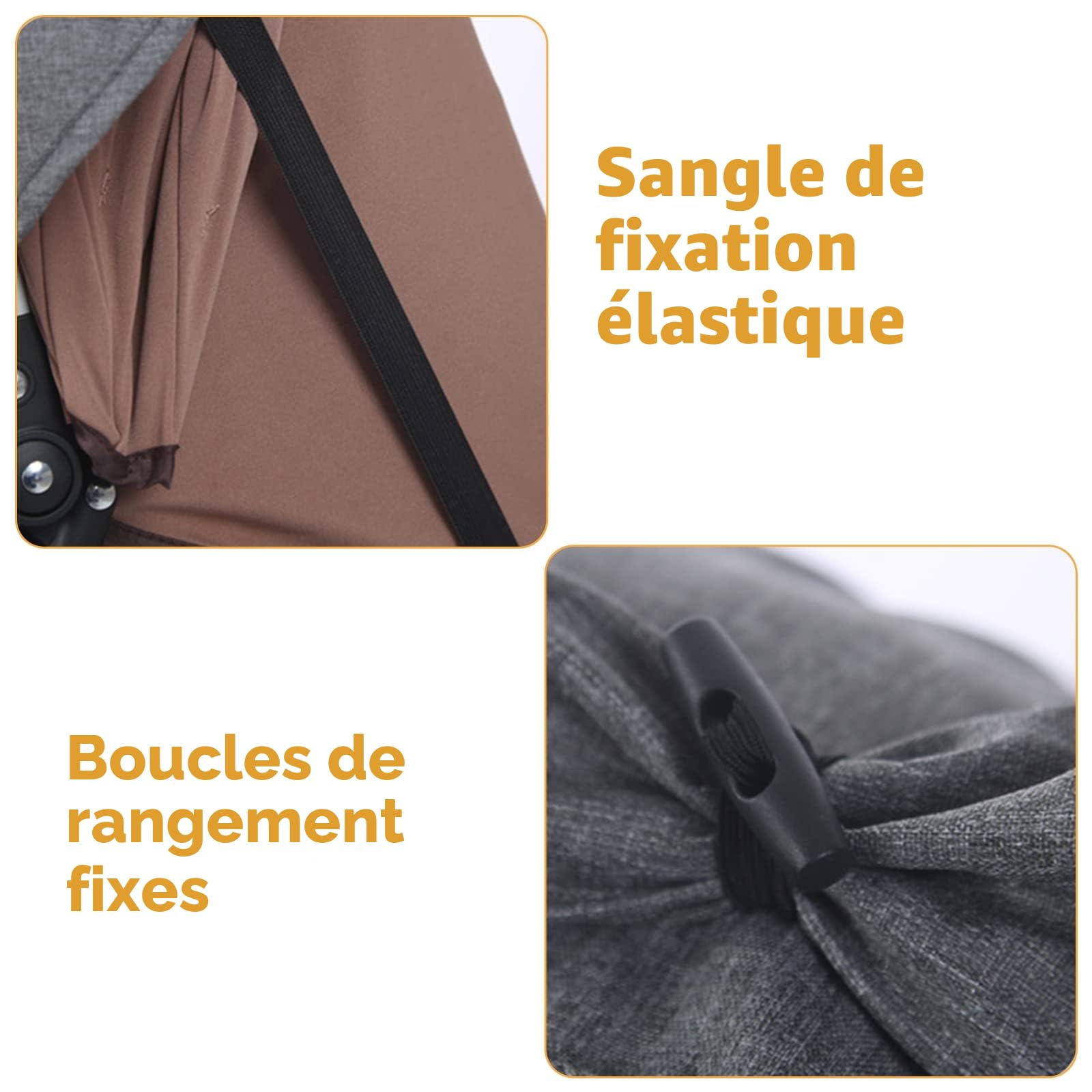 Pare Soleil Poussette Universelle Anti-UV Imperméable