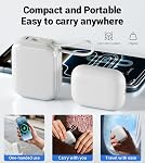 TONEOF 10000mAh Chargeur portable Mini Banque d'électricité, banque d'alimentation de poche PD 22.5W Chargement rapide avec 2 Câbles, Cell Phone Portable Power Banks Batterie Compatible avec iPhone 17/16/15/14 Pro MAX