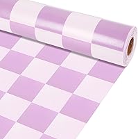 Vista 12 de Rollo de tablón de anuncios de color rosa a cuadros, color rosa pastel, reutilizable, impermeable, borrable, de tela no tejida, tablón de anuncios