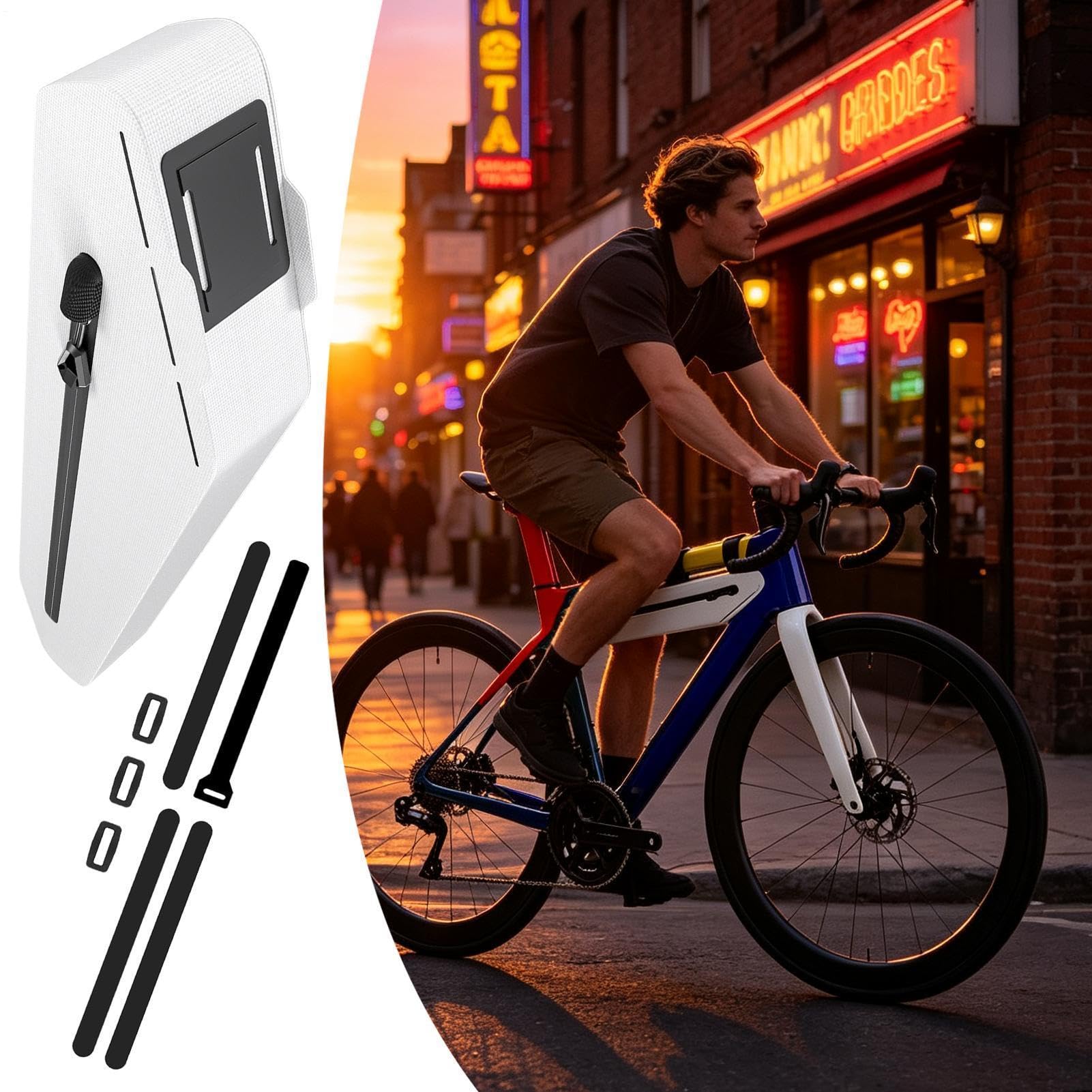 Bicicletta Top Tube Bag Impermeabile Ciclismo Phone Storage Pouch