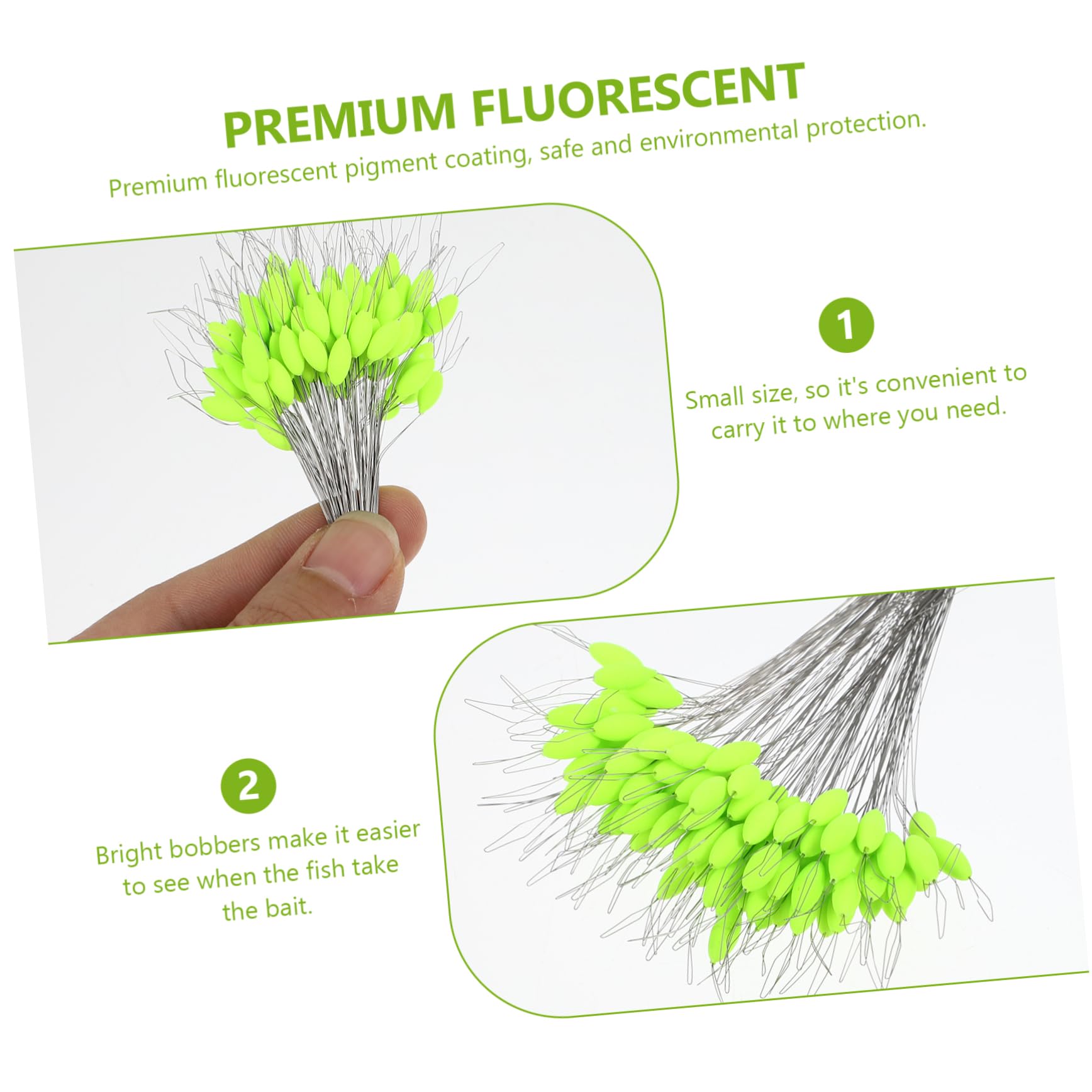 Sosoport Flotteur de pêche Multi Para Titulaires Grossier Carpe bouée Fournitures de pêche Articles de pêche Flotteurs de pêche Outil de pêche Accessoires de pêche Plastique Green