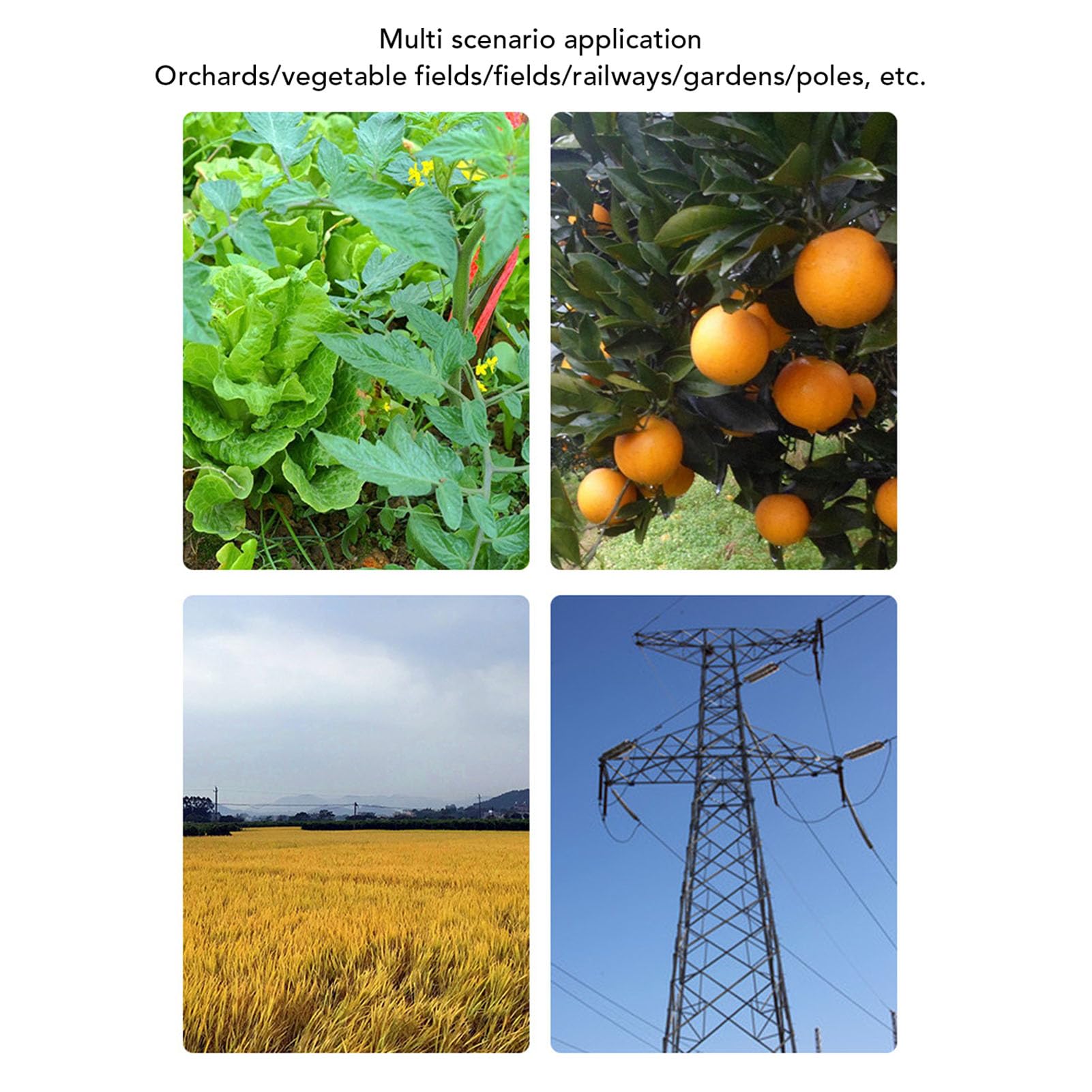 Haofy Disuasor de Pájaros Reflectante, Dispositivo Giratorio Visual con Sonido Alimentado por Energía Solar para Espantapájaros en el Campo, Plástico ABS Colorido