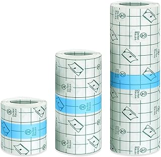 3 Rolls Tattoo Aftercare Bandage - Jconly Waterproof Tattoo Film Second Skin Tattoo Cover Up Patch Tape Healing Wrap Tattoo Supplies for Swimming, Shower, Wound Initial Healing(2 Inch, 4 Inch, 6 Inch)