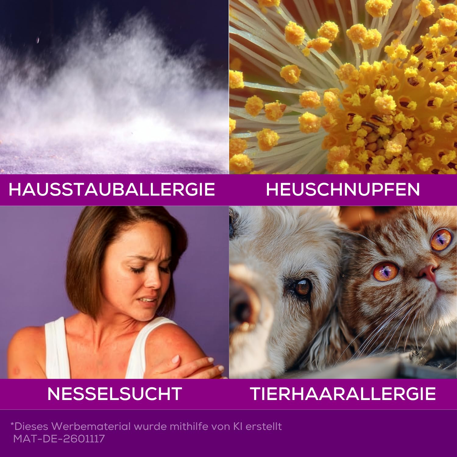 Allegra Allergie Tabletten | 2x100 Stk | Antiallergikum | Wirkstoff Bilastin | schnell und 24 Std wirksam bei Heuschnupfen, Tierhaarallergie, Hausstauballergie, Nesselsucht (Urtikaria)