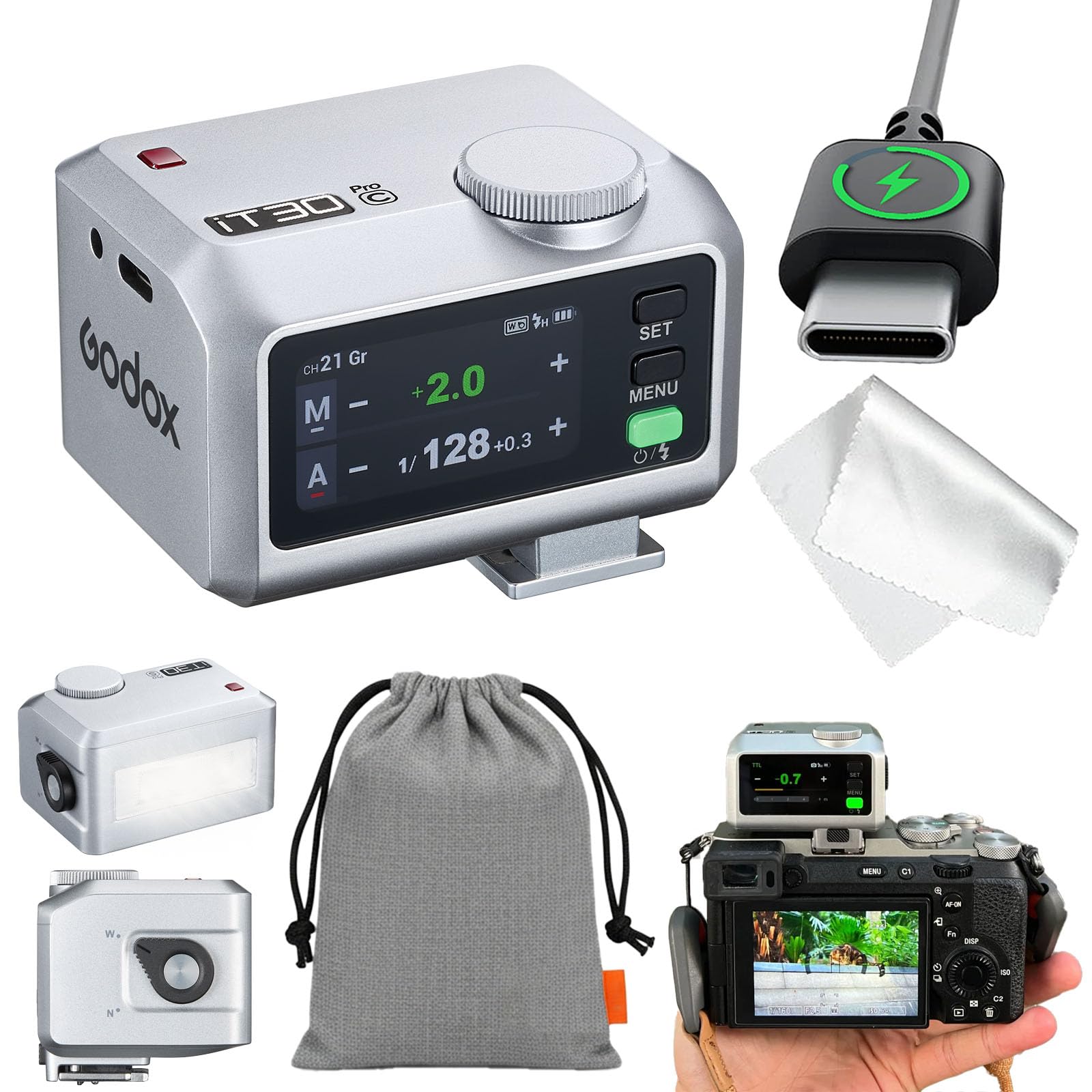 GODOX IT30PRO C Flash Appareil Photo, IT30 Pro C TTL HSS 1