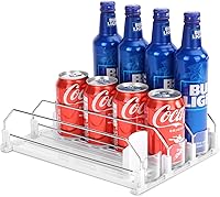 Vista 1 de Organizador Automático de Latas de Soda para Refrigerador, Dispensador de Latas para Cerveza, Soda, Seltzer, Lata de Refresco, Porta-latas