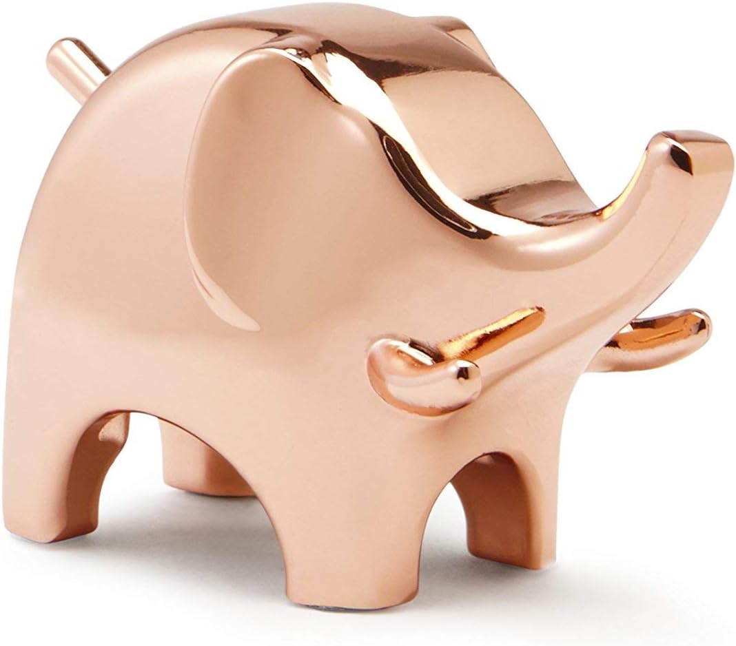 Umbra Copper Elephant Umbra Anigram Ring Holder