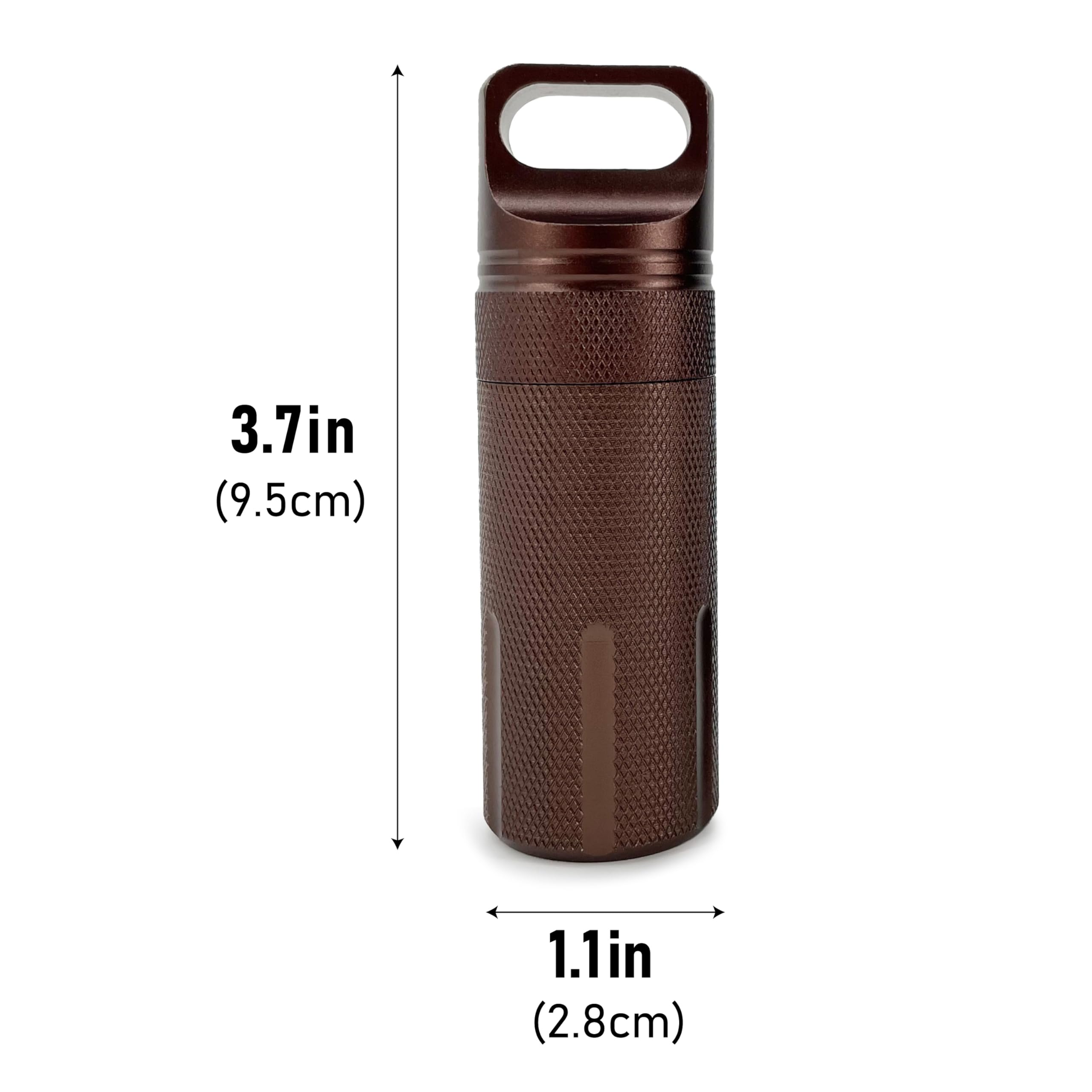 Alephnull Military Level Waterproof Airtight Kapsuła Życia, Butelka Seal, Match Case Camping Niezbędne Narzędzie, Outdoor EDC Survival Storage Case, Suchy Box Komora Baterii