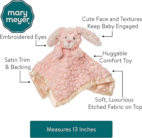 Vista 35 de Mary Meyer Baby Lovey Putty - Manta de seguridad para niños y niñas recién nacidos y niños pequeños, juguete suave para acurrucarse, 13 x 13 Coral