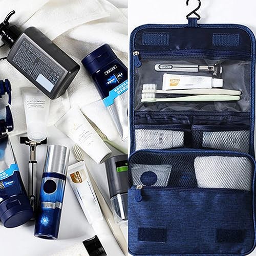 Miniatura 5 de Ganchos de joyería para colgar artículos de tocador de viaje, bolsa de viaje de negocios para hombre, separación seca y húmeda, kit de artículos de