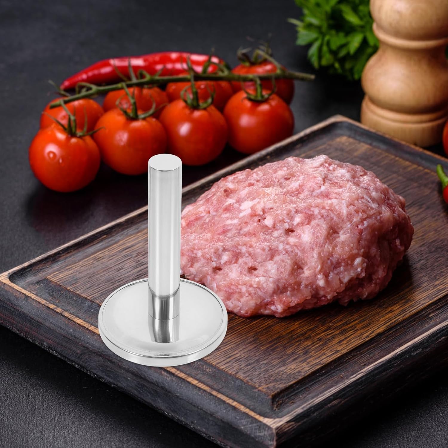 Stainless Steel Meat Hammer Tenderizer and Meat Masher for Chicken and Beef Flattening Tool Dishwasher Safe Suitable for Home Cooking