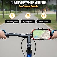 Vista 8 de TruActive Soporte Premium para Teléfono de Bicicleta Soporte Universal para Teléfono Celular para Teléfonos de 4"-7" pulgadas Incluye 6 Bandas