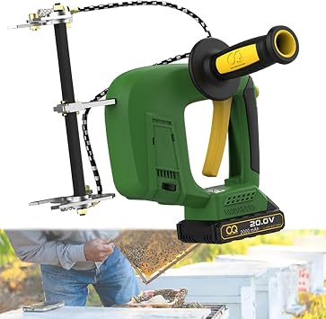 Electric Beehive Frame Shaking Machine, Lithium Battery Electric Bee Shaker Rechargeable Brushless Motor Bee RemoverBattery*1