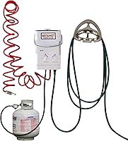 Vista 1 de Sistema de lavado equino portátil original Máxima comodidad con agua caliente instantánea Caballo cómodo y sin estrés