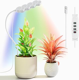 Diivoo Grow Light for Indoor Plant,Plant Light 6000K Full Spectrum Led Grow Light,10 Dimming Levels with Timer Function Auto 4/8/12/18,Ideal Choice for Foliage Plants