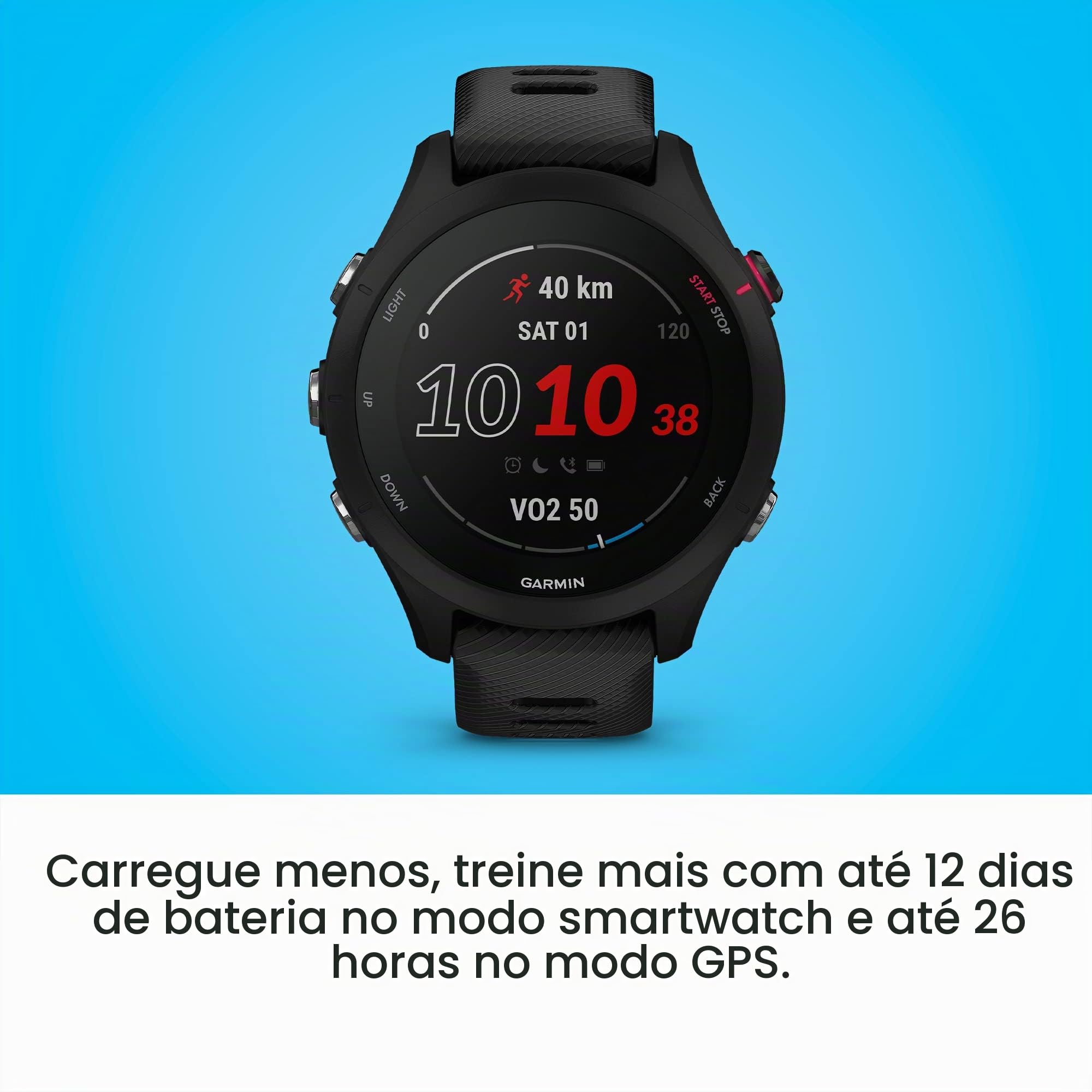 Garmin Relógio inteligente Forerunner® 255S Music, GPS, 41 mm