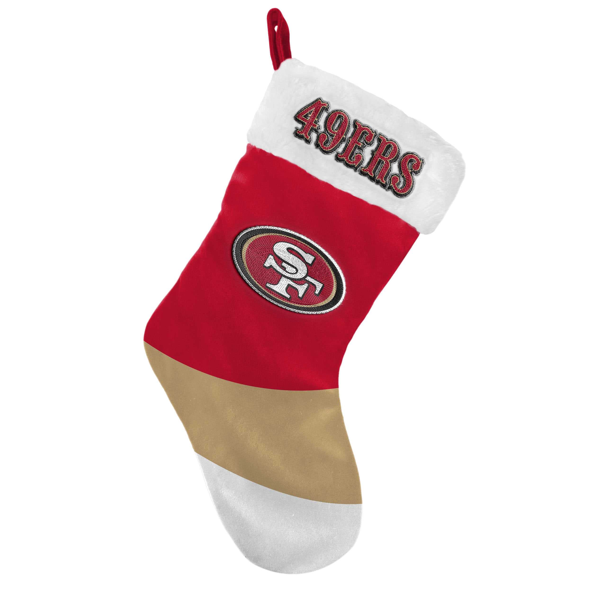 Foco Men's Stocking-49Ers-Red#30087 San Francisco 49Ers Nfl 2021 Colorblock Stocking - Stück