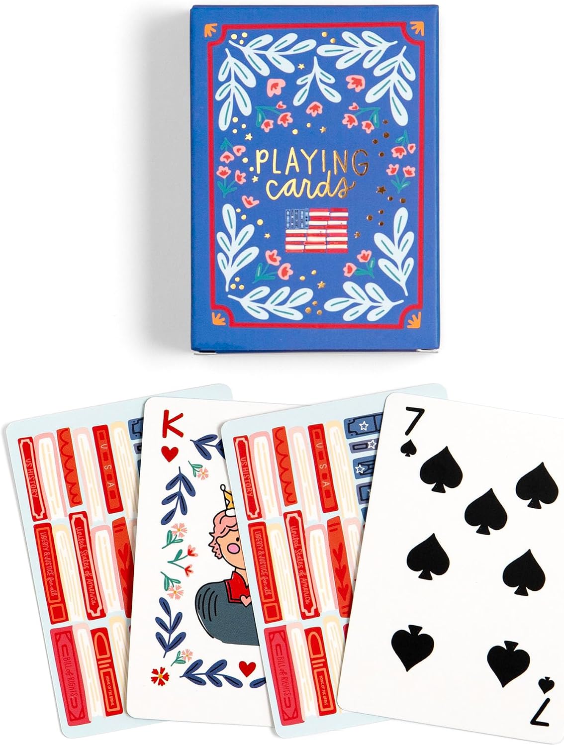 Pippi Post Cute Deck of Cards, Standard 52 Card Deck, Themed Books, Purple image 2