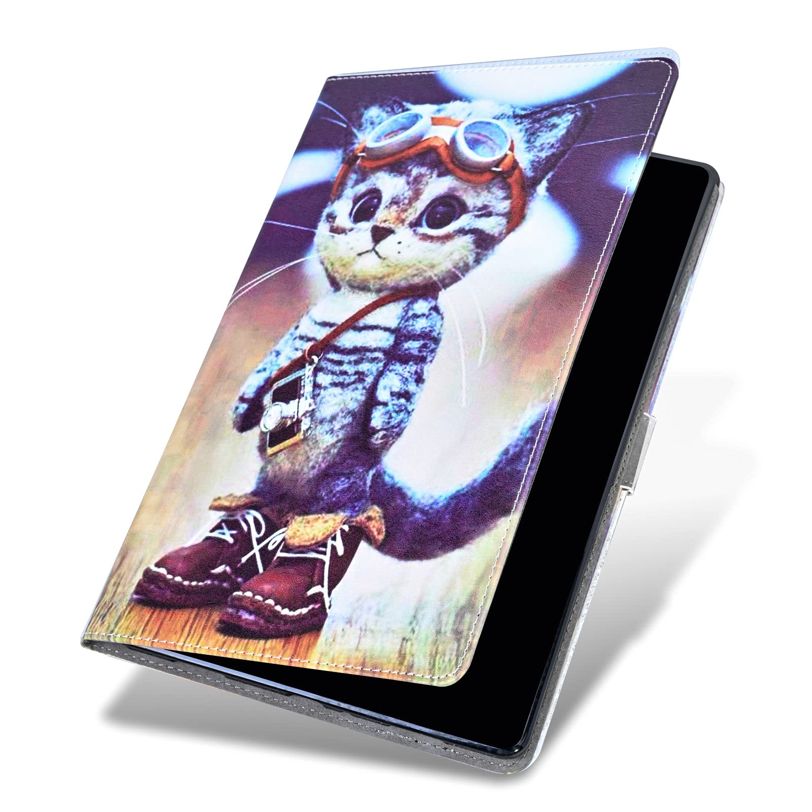 Custodia Rostsant Per IPad 11ª Gen (2025) E 10ª Gen 10,9” – Cover In PU Con Supporto, Portacarte E Design Gatto - 5