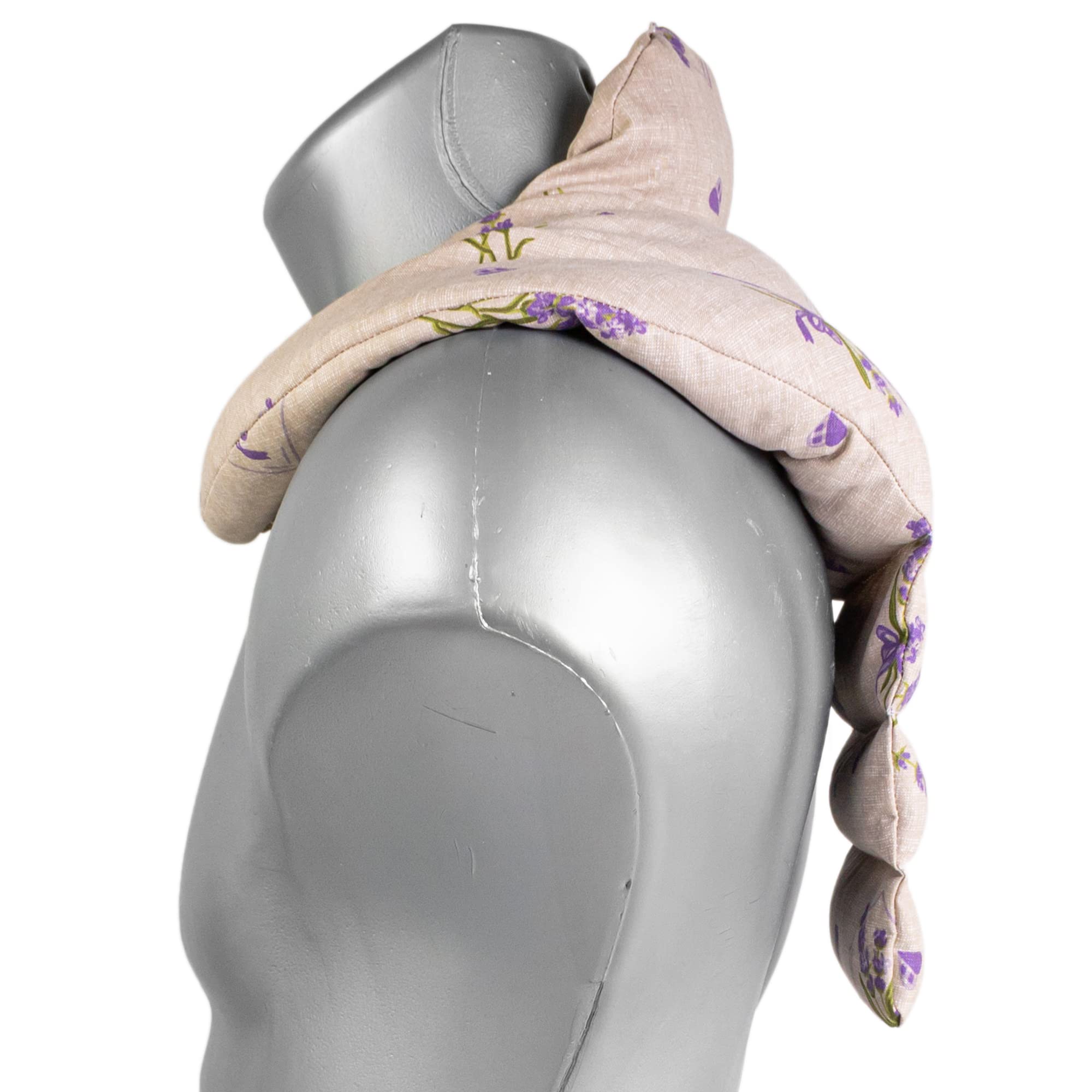 HWS - Cojín cervical térmico para cuello y hombros y espalda (aroma de cereza), color marrón