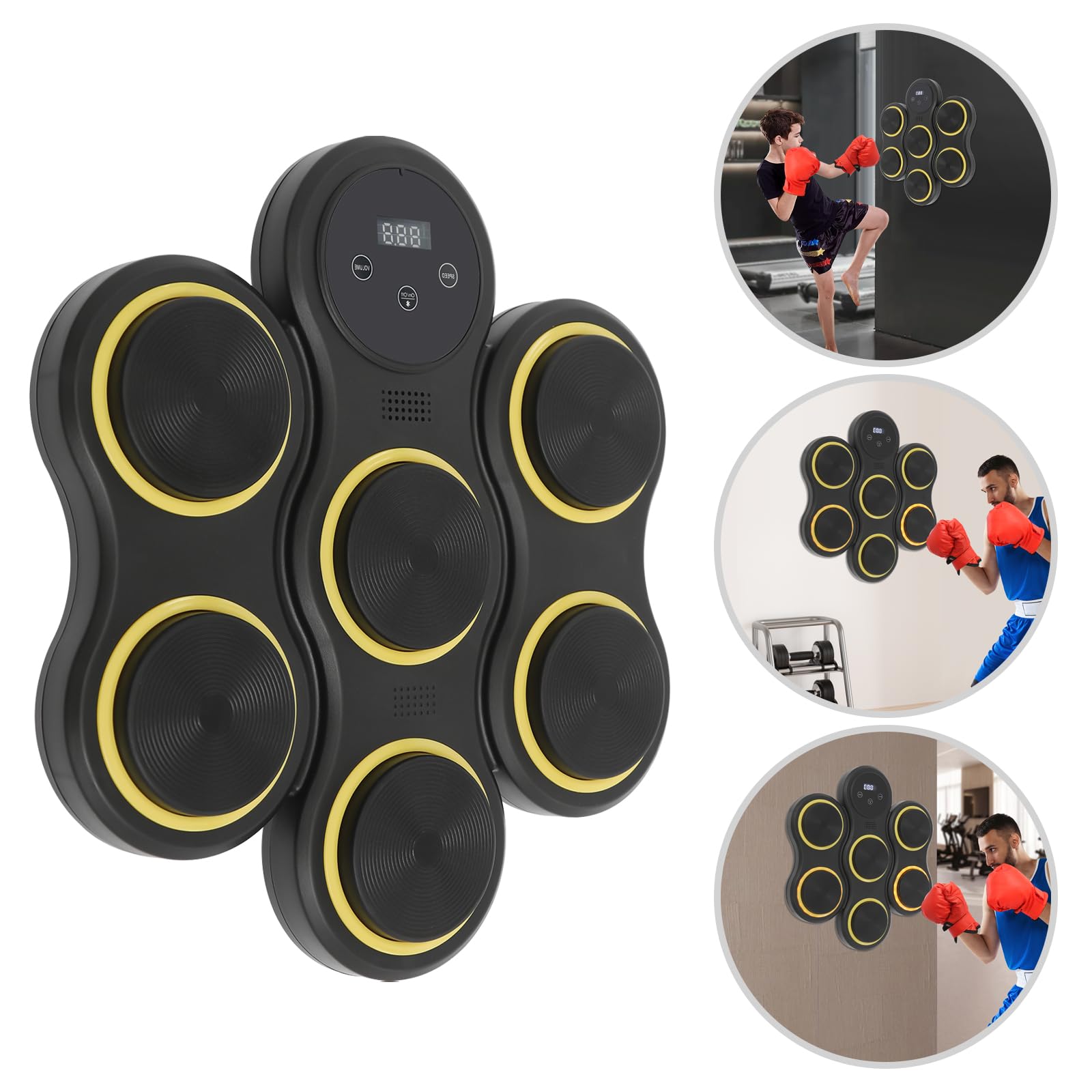 Máquina de boxeo musical para adultos, con música, bluetooth, dispositivo de caja electrónica con 9 modos de velocidad