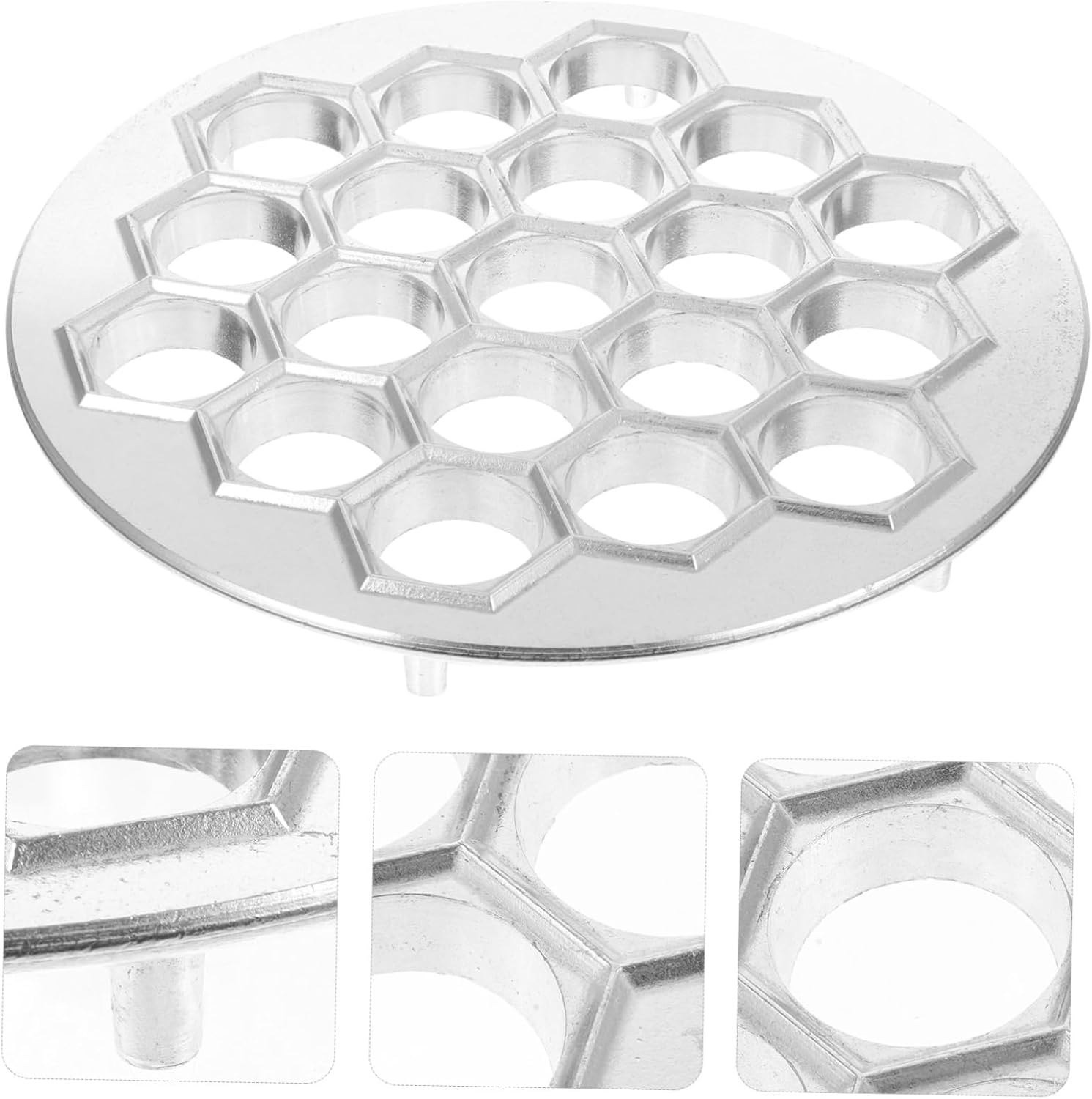 Alloy Dumpling Maker Mold Food-Grade Mold for Homemade Dumplings for Kitchen for Family Cooking and Entertaining