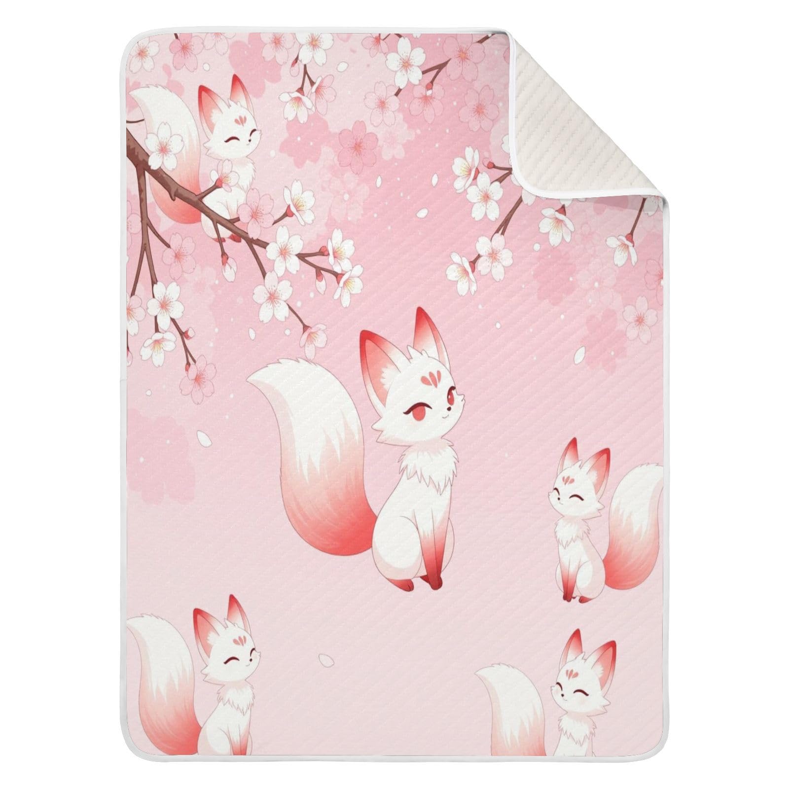 Couverture pour filles en Minky avec peluche, le cadeau de naissance idéal