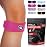 Sleeve Stars Swedish Brand Patellar Tendon Support Strap for Women & Men Effective Osgood Schlatter Knee Brace Youth & Kids Knee Brace with 3 Adjustable Length fits 7-15 (Single/Hot Pink/Kids)