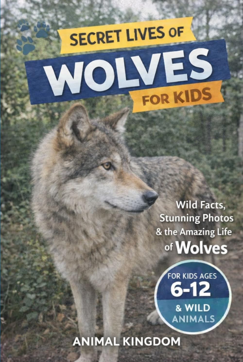 Secret Lives of Wolves for Kids: Wild Facts, Stunning Photos inside the Amazing Secret Daily Life of Wolves for Kids Aged 6-12
