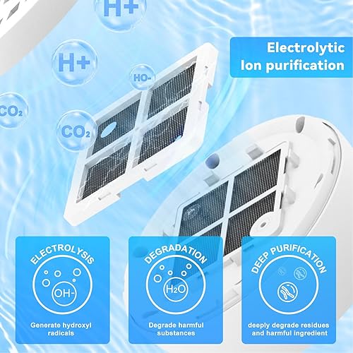 Miniatura 2 de Lavadora de frutas y verduras, portátil, eficiente, multifuncional, IPX7, tipo C, carga compacta, aparato de cocina para el hogar, camping, viajes,