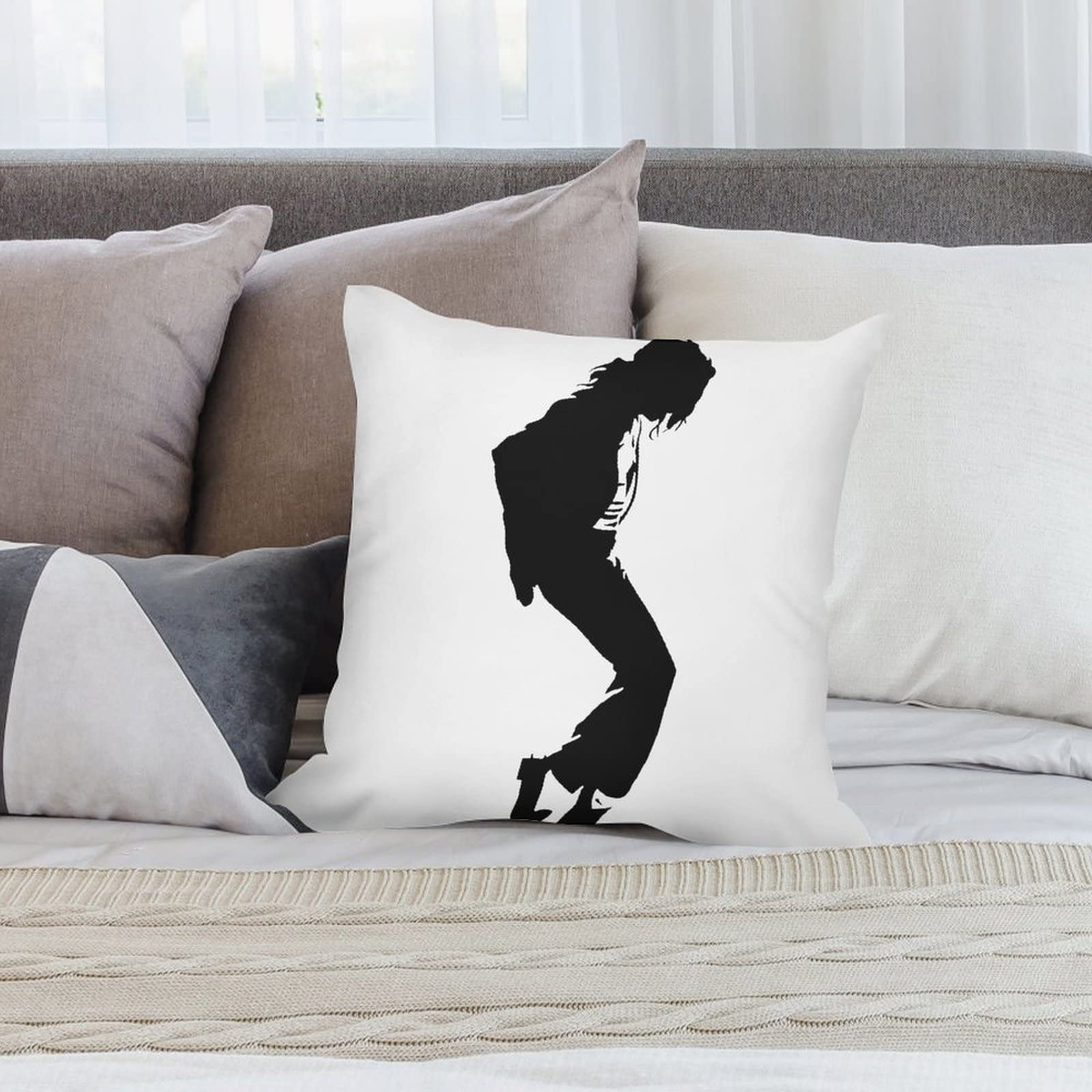 Amazon.co.jp: 枕カバー 2枚セット MJ Michael Jackson マイケル 