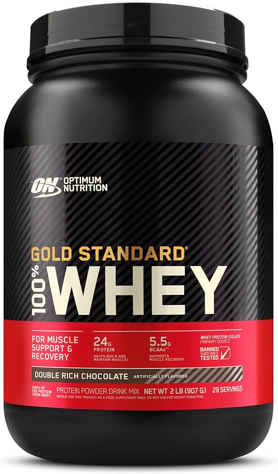 Buy Amazon Optimum Nutrition Gold Standard 100% Whey Protein Powder Online in Pakistan - Double Rich&hellip;