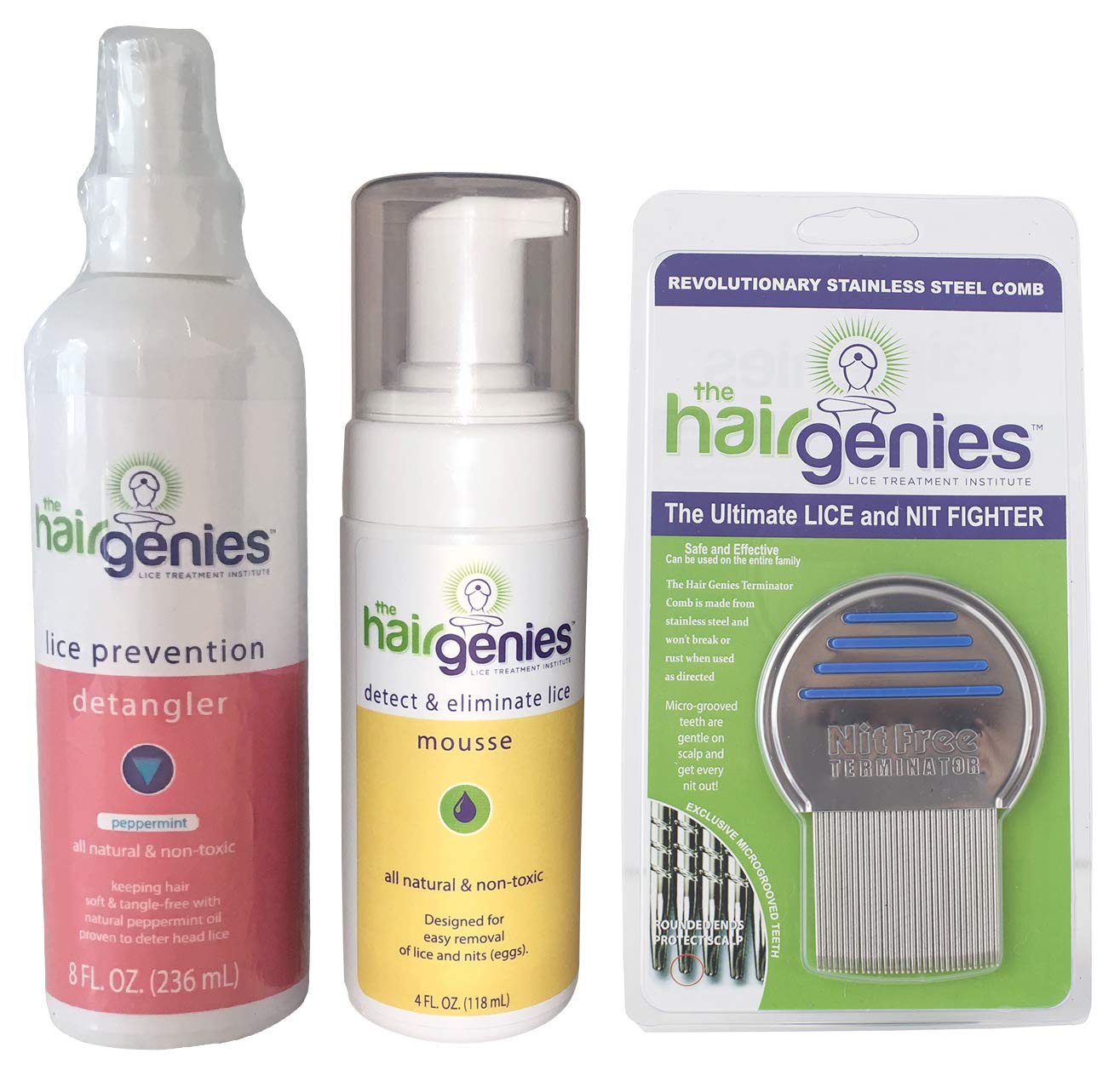 Buy Hair Genies Lice Prevention Comb, Detangler and Mousse, to