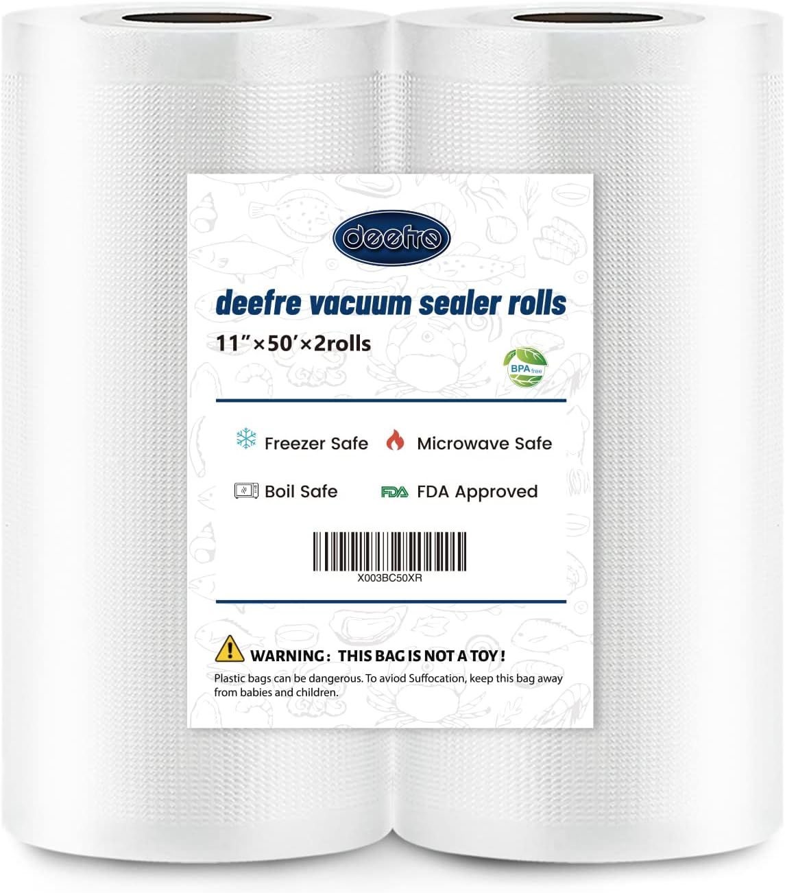 Lot De 2 Rouleaux De Sacs Pour Machine Sous Vide VS2650 / VBR280 : 28 Cm X 3 M, Compatible Avec Les Soudeuses - 6