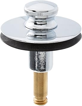 Watco 38810-CP Lift & Turn Replacement Brass Stopper with 3/8 Pin, Chrome Plated