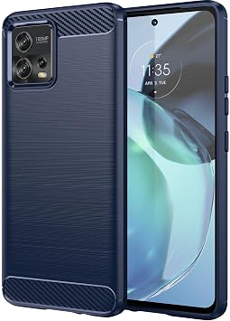 Moto G72 Mobile Phone Case Scratch-Resistant TPU 6.55 Inch Blue