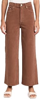 Women's Hepburn Wide Leg High Rise Corduroy Jeans