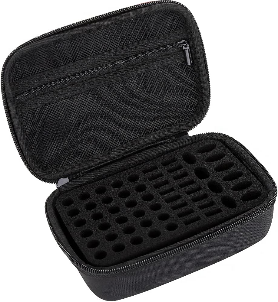 HUIZHU EVA Storage case with Elastic Protective Sponge for Storing 5IO pen Battery and Electronics and USB Charger and U disk (Black)