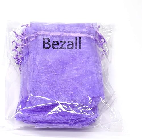 Miniatura 39 de Dealglad 100pcs Drawstring Organza bolsas de joyería caramelo para fiestas, casamientos, regalos Negro